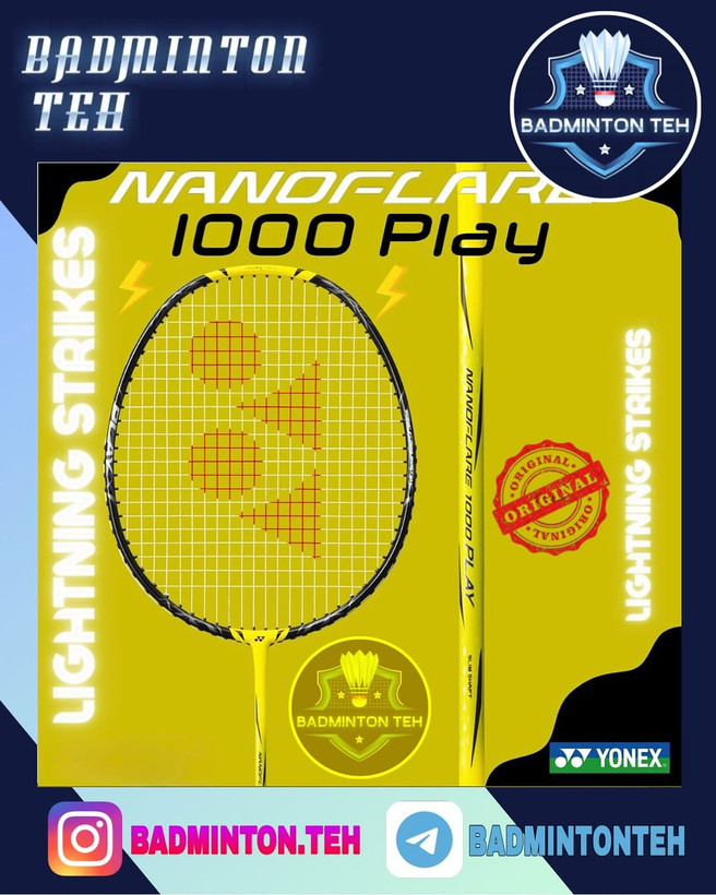 راکت بدمینتون اورجینال Yonex Nanoflare 1000 Play