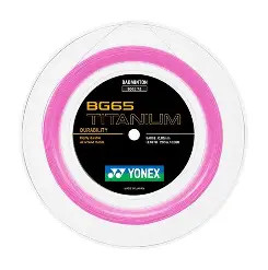 زه رولی بدمینتون اورجینال Yonex BG 65 Titanium